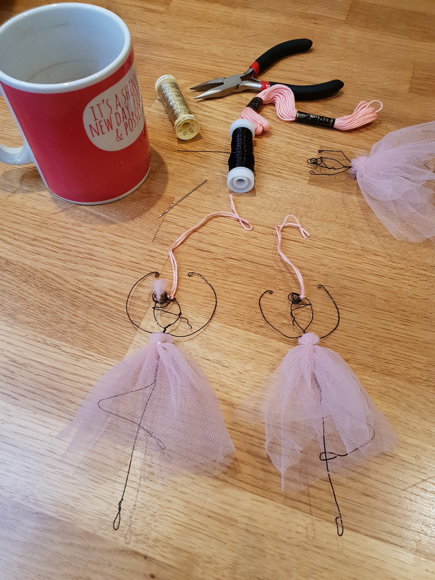 Wire Ballerinas & Fairies: #peaceandcraft Workshop Project 2020