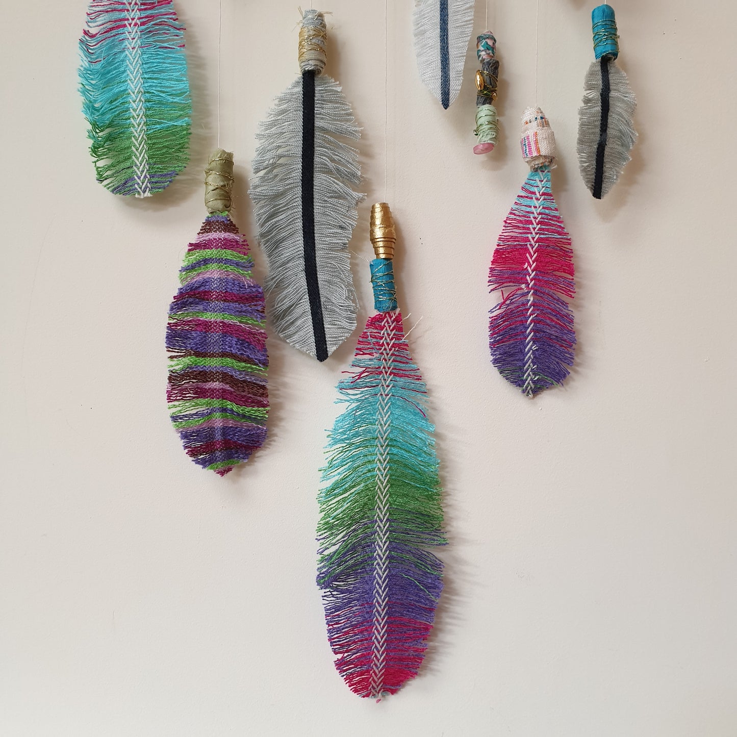 Feathers & Beads Mobile: #peaceandcraft Workshop Project 2020