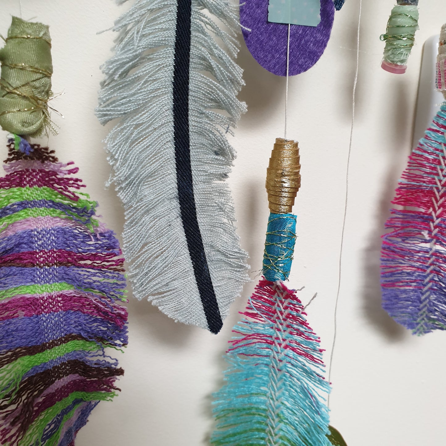 Feathers & Beads Mobile: #peaceandcraft Workshop Project 2020