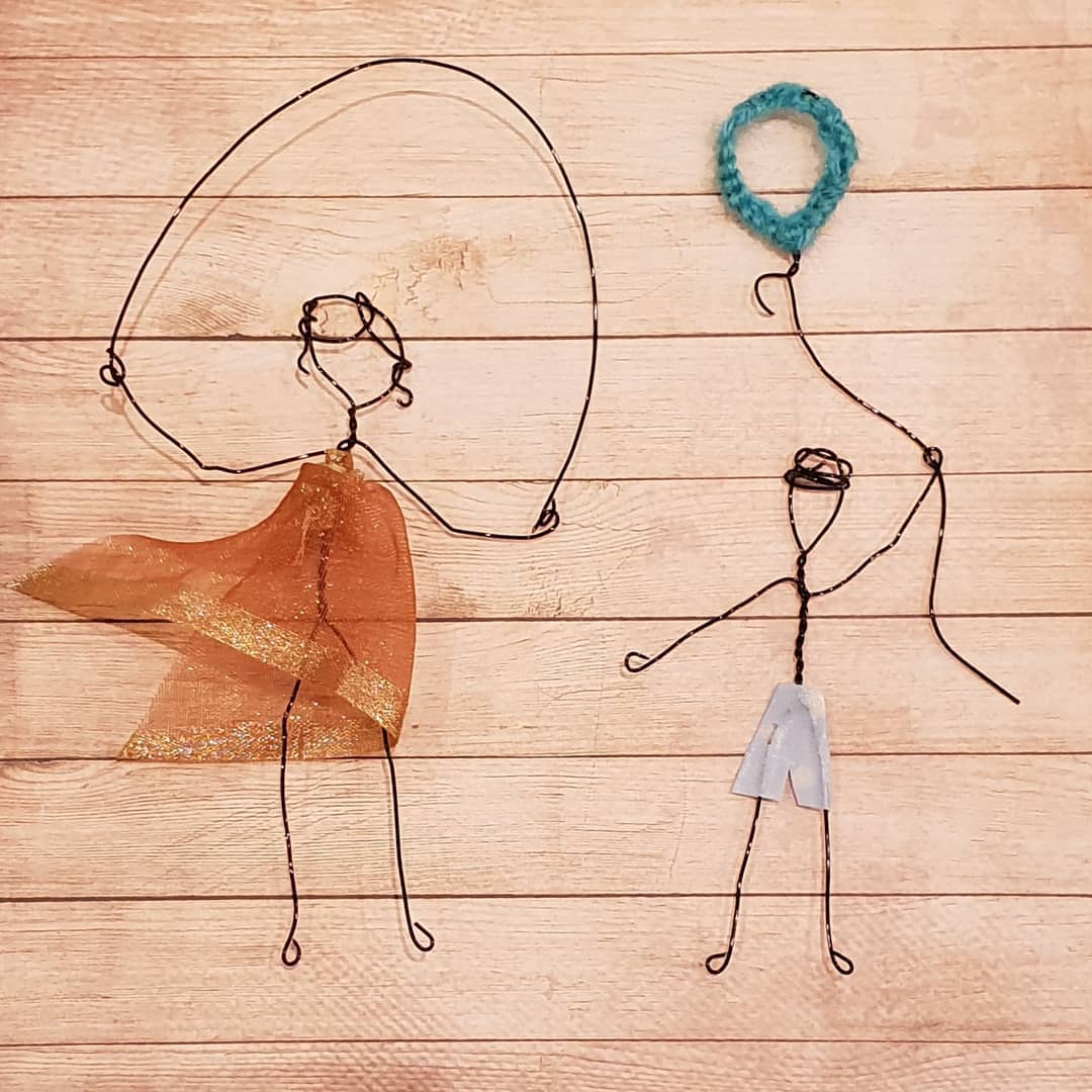 Wire Ballerinas & Fairies: #peaceandcraft Workshop Project 2020