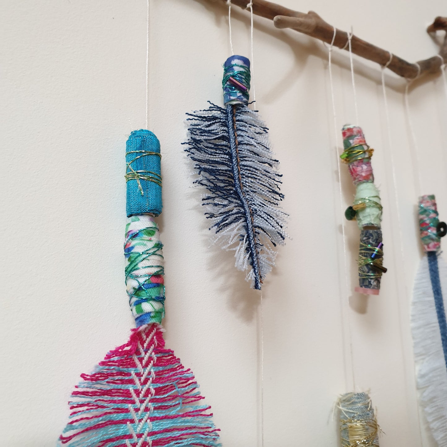 Feathers & Beads Mobile: #peaceandcraft Workshop Project 2020