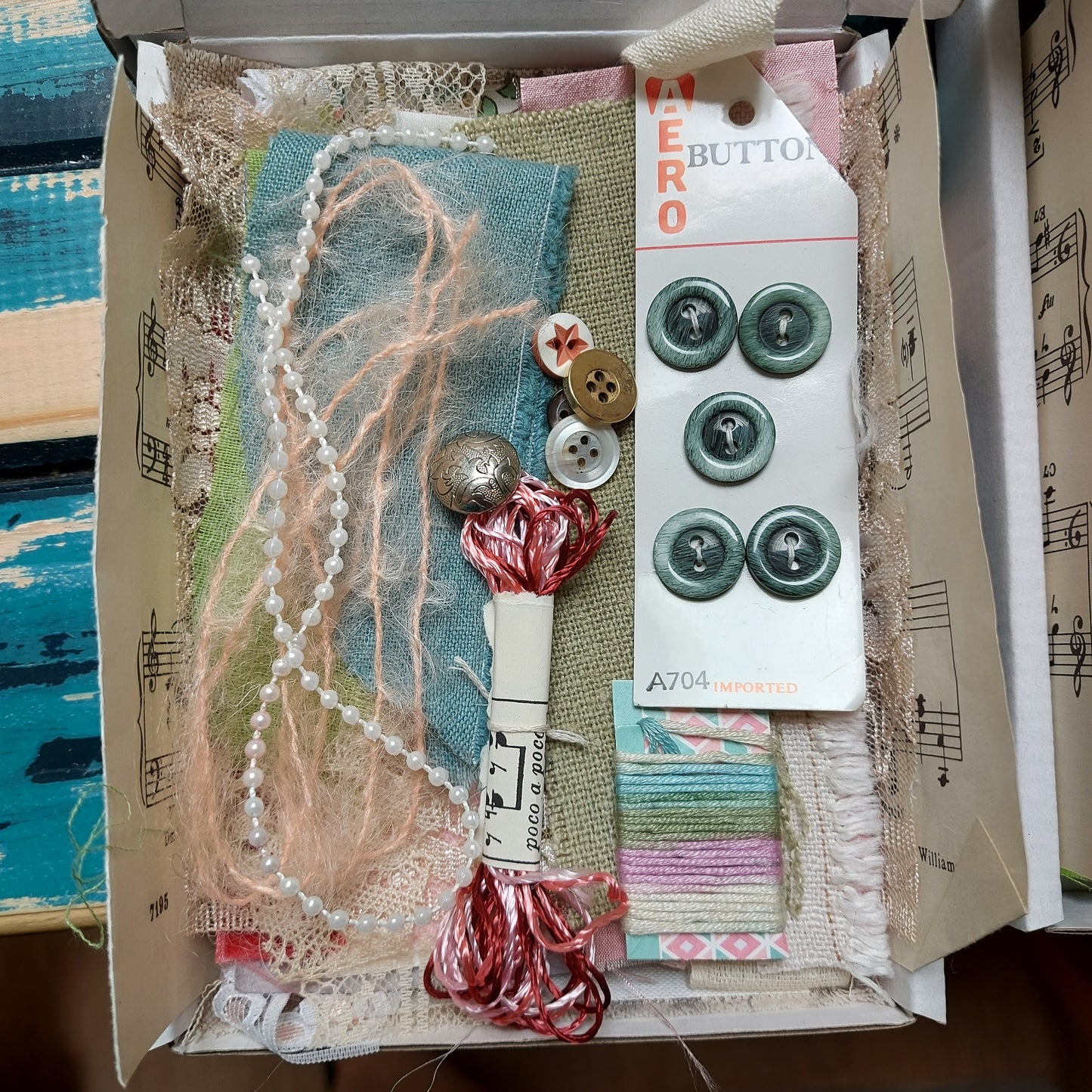 Scrapcraft Treasure Boxes - Scraps Craft Handstitching Inspiration (Restocking soon)