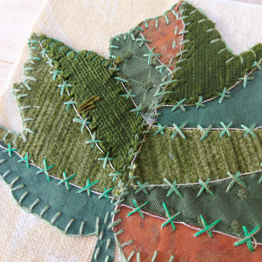 Scrapcrafting: Autumn Leaves Textile Art - 13 October 2023